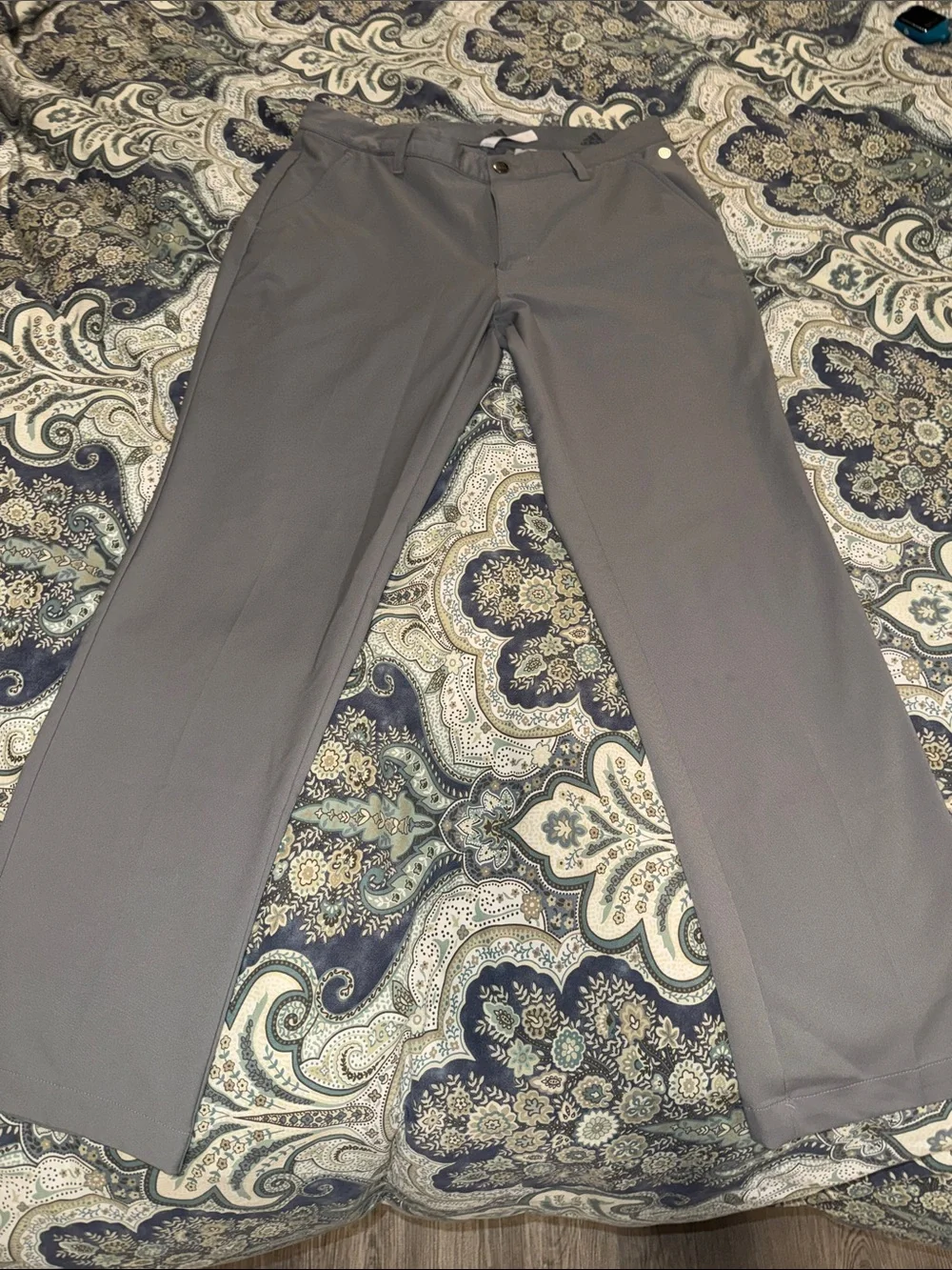 Adidas Gray Golf Straight-Leg Pants size 32/30